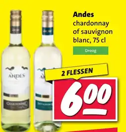 Nettorama Andes chardonnay of sauvignon blanc aanbieding