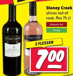 Nettorama Stoney Creek shiraz red of rosé aanbieding