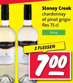 Nettorama Stoney Creek chardonnay of pinot grigio aanbieding
