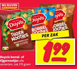 Nettorama Duyvis borrel of tijgernootjes aanbieding