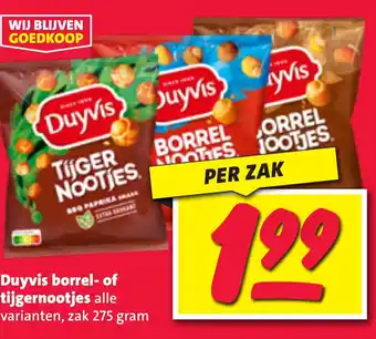 Nettorama Duyvis borrel of tijgernootjes aanbieding