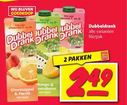 Nettorama Dubbeldrank aanbieding
