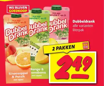 Nettorama Dubbeldrank aanbieding