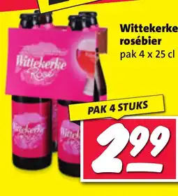 Nettorama Wittekerke rosébier aanbieding