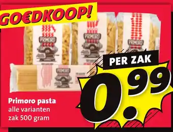 Nettorama Primoro pasta aanbieding