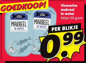 Nettorama Vismarine makreel in water aanbieding