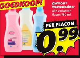 Nettorama gwoon wasverzachter aanbieding