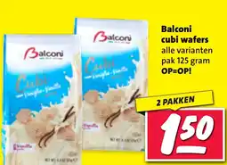 Nettorama Balconi cubi wafers aanbieding