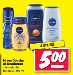 Nettorama Nivea Douche of Deodorant aanbieding