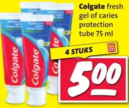 Nettorama Colgate fresh gel of caries protection tube aanbieding