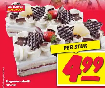 Nettorama Slagroom schnitt aanbieding