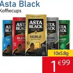 Tanger Markt Asta Black Koffiecups aanbieding