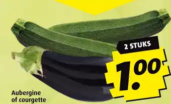 Boni Aubergine of courgette aanbieding
