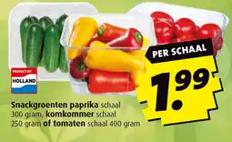Boni Snackgroenten paprika , komkommer of tomaten aanbieding