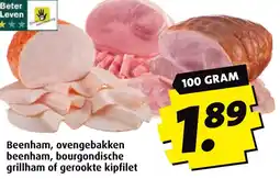 Boni Beenham, ovengebakken beenham, bourgondische grillham of gerookte kipfilet aanbieding
