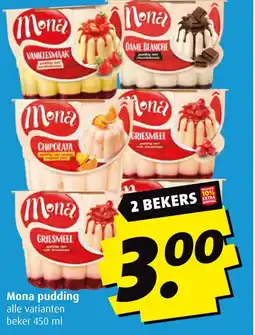 Boni Mona pudding aanbieding
