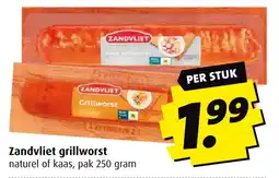 Boni Zandvliet grillworst aanbieding