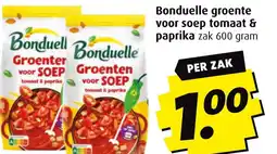 Boni Bonduelle groente voor soep tomaat & paprika aanbieding