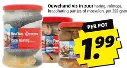 Boni Ouwehand vis in zuur aanbieding