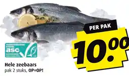 Boni Hele zeebaars aanbieding