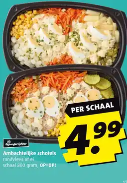 Boni Ambachtelijke schotels aanbieding
