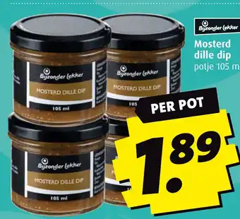 Boni Mosterd dille dip aanbieding