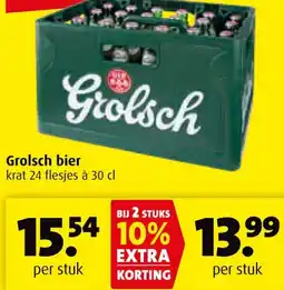 Boni Grolsch bier aanbieding