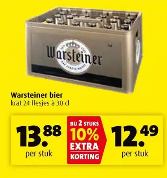 Boni Warsteiner bier aanbieding