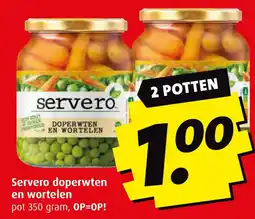 Boni Servero doperwten en wortelen aanbieding