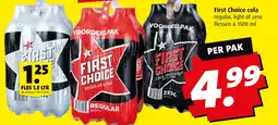 Boni First Choice cola aanbieding