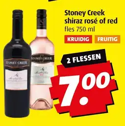 Boni Stoney Creek shiraz rosé of red aanbieding