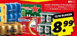 Boni Amstel, Heineken of Hertog Jan Bavaria of Grolsch aanbieding