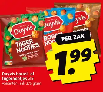 Boni Duyvis borrel of tijgernootjes aanbieding