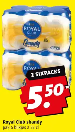 Boni Royal Club shandy aanbieding