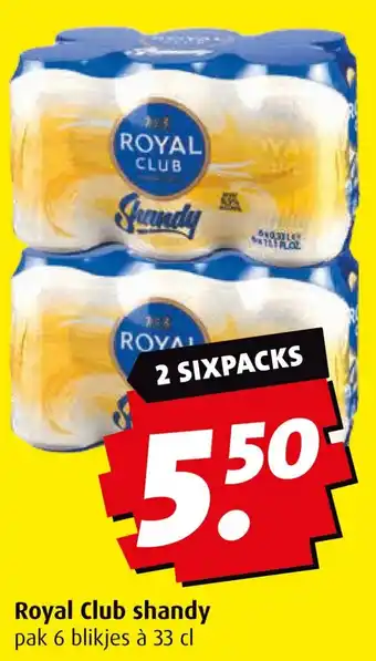 Boni Royal Club shandy aanbieding