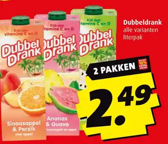 Boni Dubbeldrank aanbieding