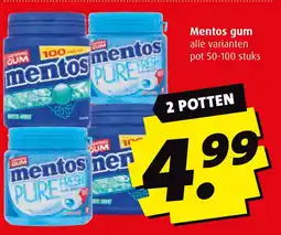 Boni Mentos gum aanbieding