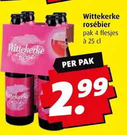 Boni Wittekerke rosébier aanbieding