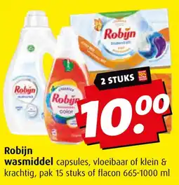 Boni Robijn wasmiddel aanbieding