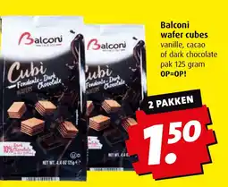 Boni Balconi wafer cubes aanbieding