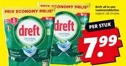 Boni Dreft all in one vaatwastabletten aanbieding