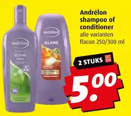 Boni Andrélon shampoo of conditioner aanbieding