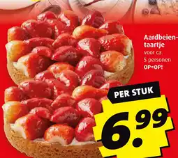 Boni Aardbeien taartje aanbieding