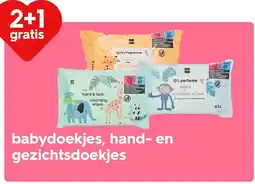 HEMA babydoekjes, hand en gezichtsdoekjes aanbieding