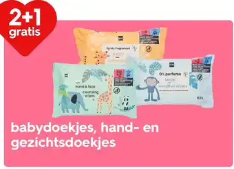 HEMA babydoekjes, hand en gezichtsdoekjes aanbieding