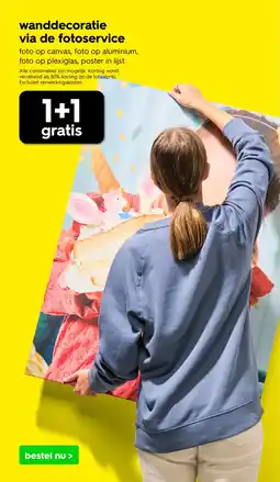 HEMA wanddecoratie via de fotoservice aanbieding