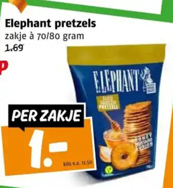 Poiesz Elephant pretzels aanbieding
