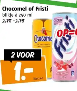 Poiesz Chocomel of Fristi aanbieding