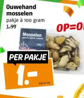 Poiesz Ouwehand mosselen aanbieding