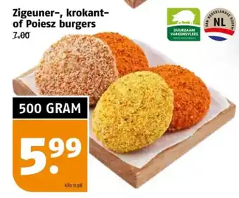 Poiesz Zigeuner, krokant of Poiesz burgers aanbieding
